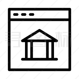 网页银行图标
