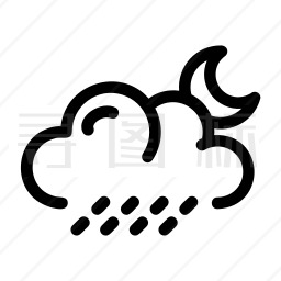 下雨图标