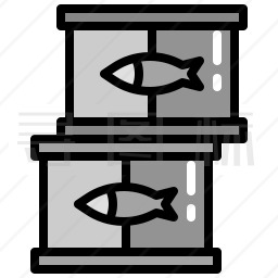沙丁鱼罐头图标