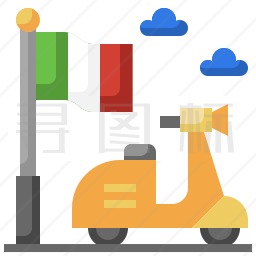 电瓶车图标