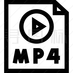 MP4文件格式图标