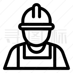 建筑工人图标