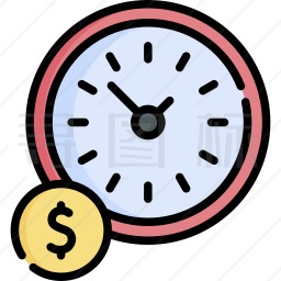 时间金钱图标