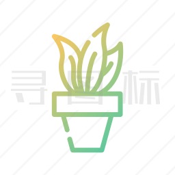 盆栽植物图标