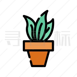 盆栽植物图标