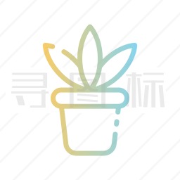 盆栽植物图标