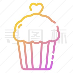 纸杯蛋糕图标