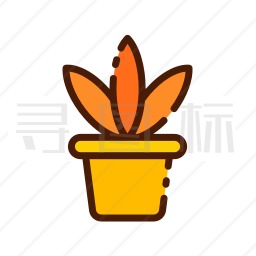 盆栽植物图标