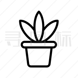 盆栽植物图标