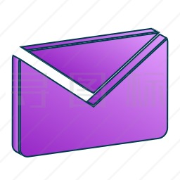 线性邮件图标