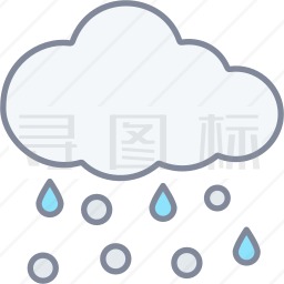 冰雹图标