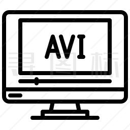 AVI视频图标
