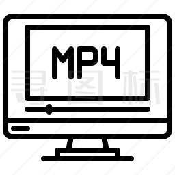 MP4视频图标