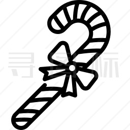 糖果手杖图标