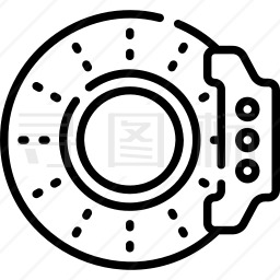 刹车片图标