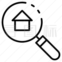 搜索房子图标