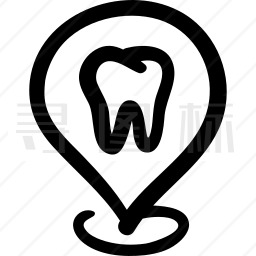 牙科位置图标