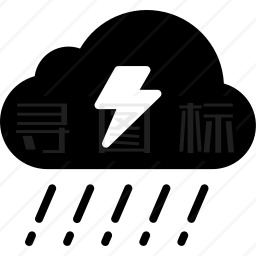 雷雨图标