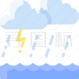 雷雨图标