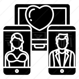 手机婚礼图标