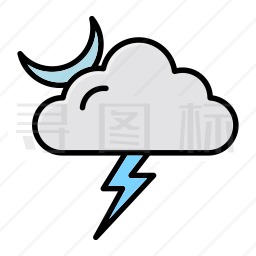 雷雨图标