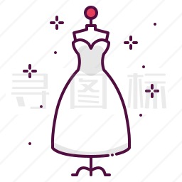 新娘礼服图标