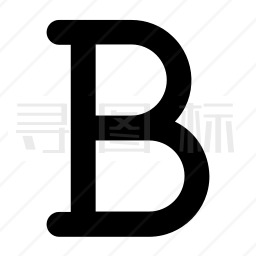 字体加粗图标