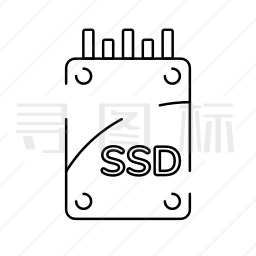 SSD卡图标