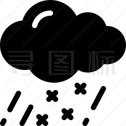 雨夹雪图标