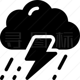 雷雨图标