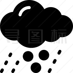 冰雹图标