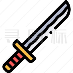 武士刀图标