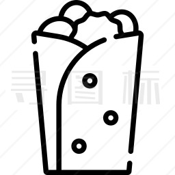 菜肉卷饼图标