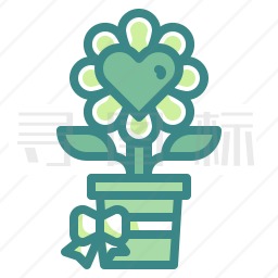 爱情植物图标