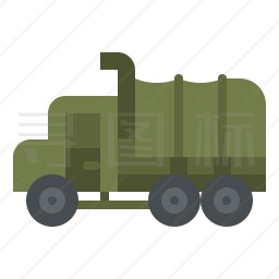 军用卡车图标