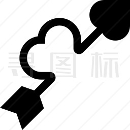 丘比特箭图标