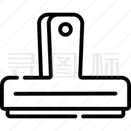 燕尾夹图标