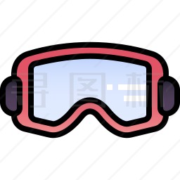 滑雪护目镜图标