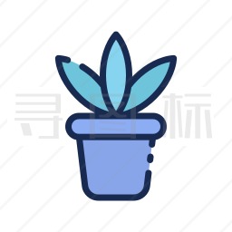 盆栽植物图标