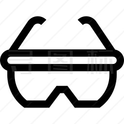 安全护目镜图标