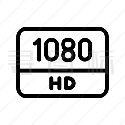 1080p全高清图标