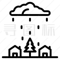 下雨图标