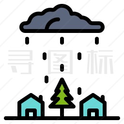 下雨图标