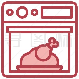 烤鸡图标