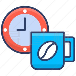 喝咖啡时间图标