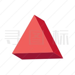 立体三角形图标