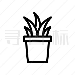 盆栽植物图标