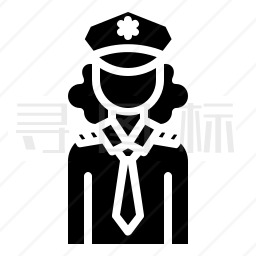 女警察图标