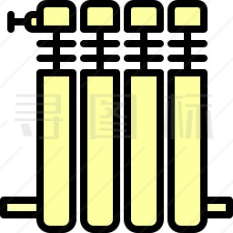 暖气片图标