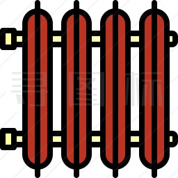 暖气片图标